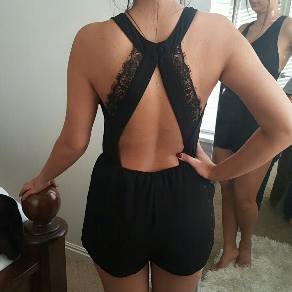 Black Rompers - Picture 3 of 4